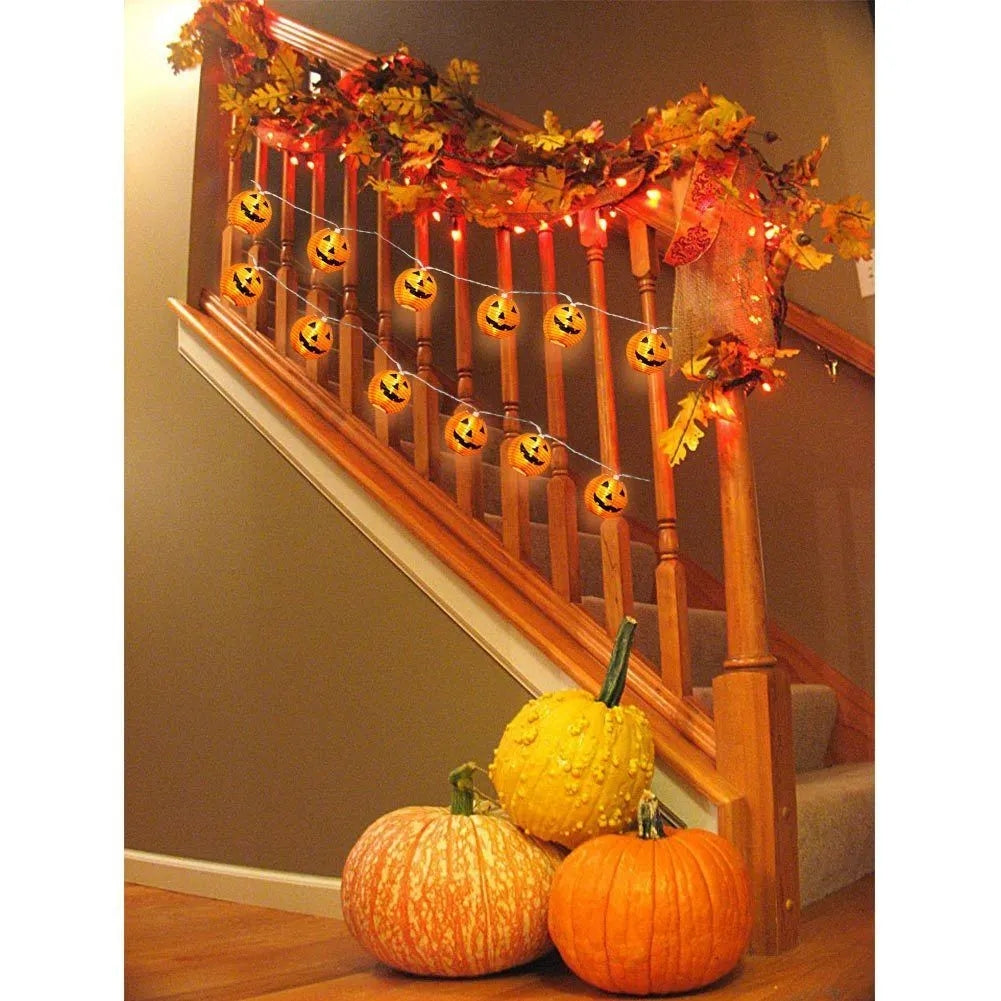 Halloween Pumpkin LED String Lights