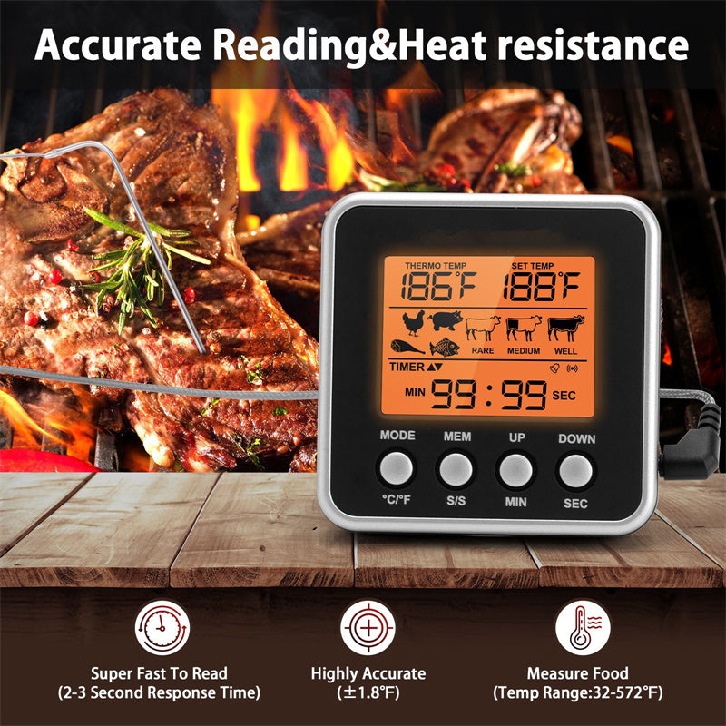 Kitchen Thermometer Timer