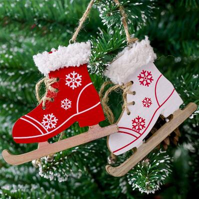 Christmas Ince Skate Decoration