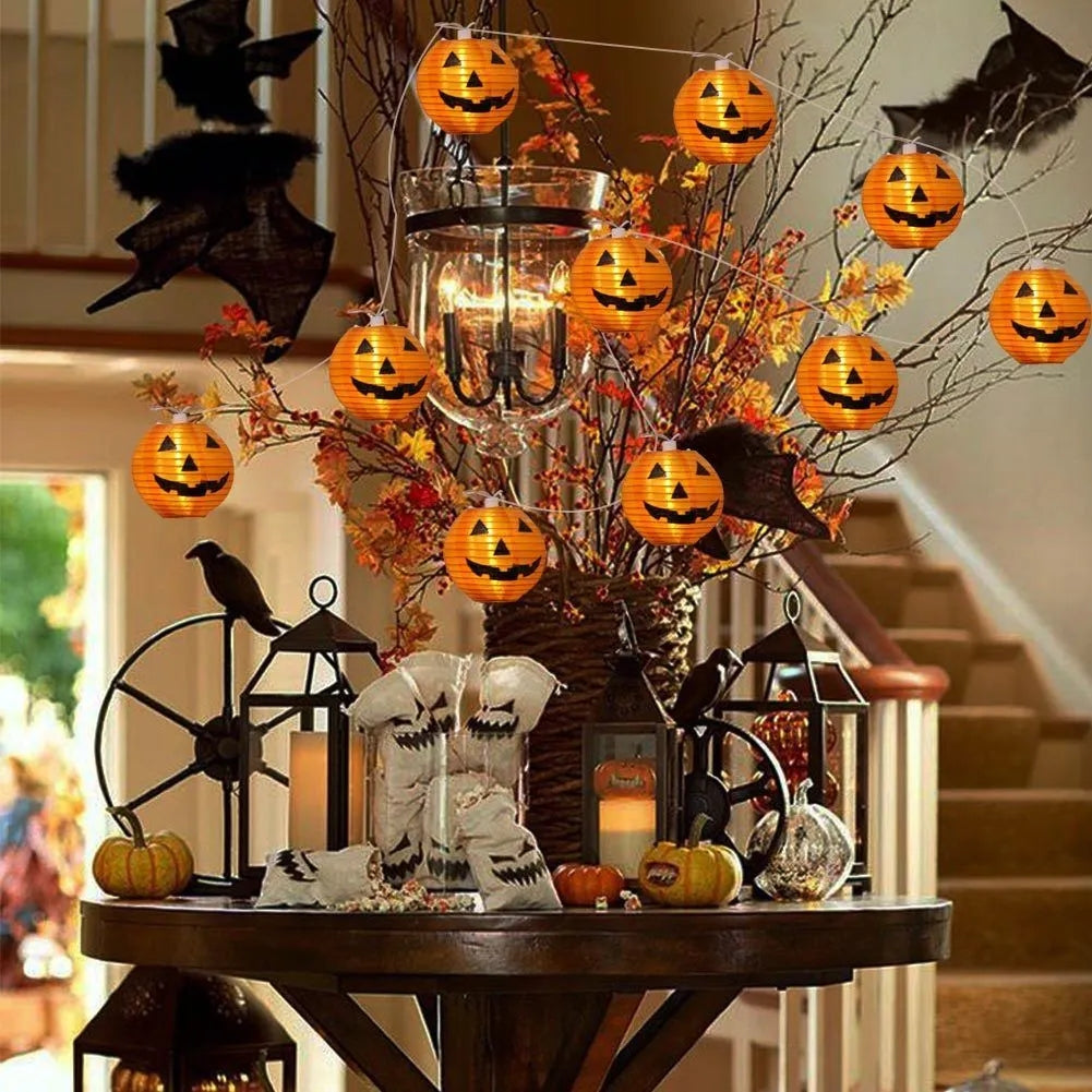 Halloween Pumpkin LED String Lights