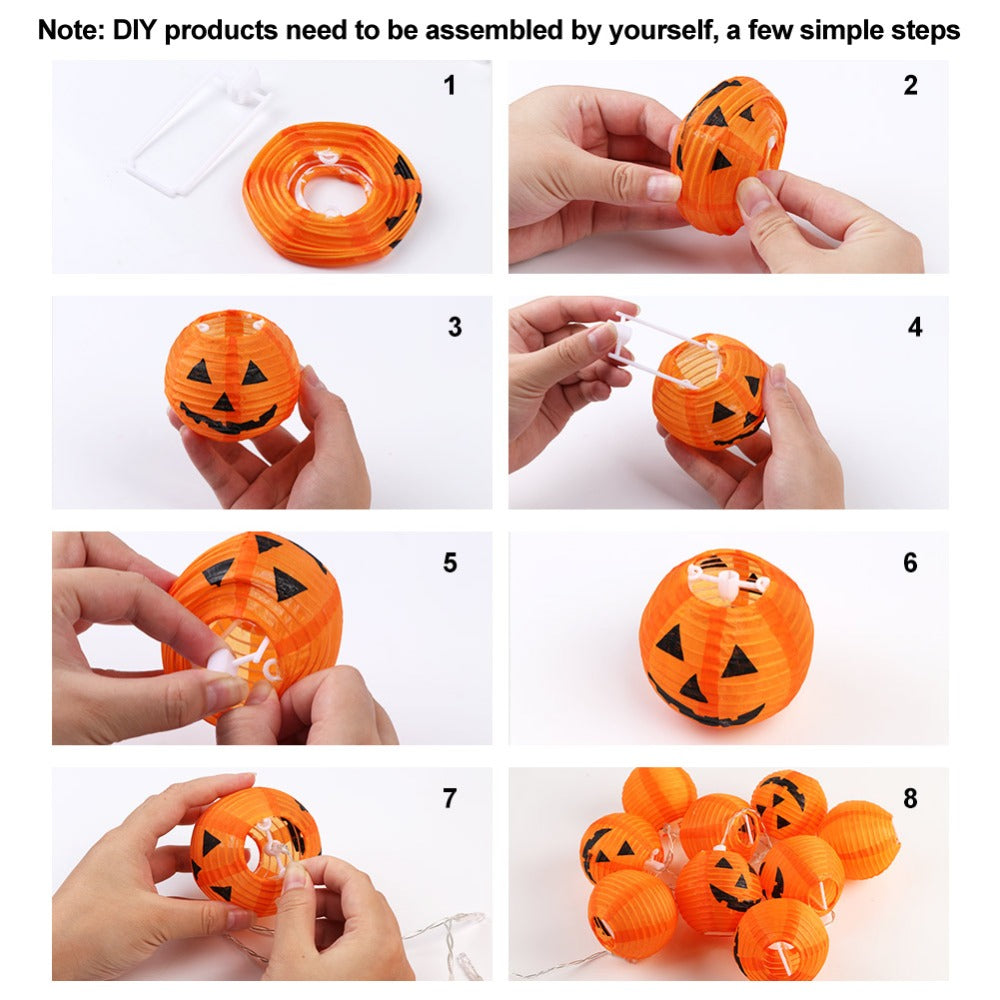 Halloween Pumpkin LED String Lights