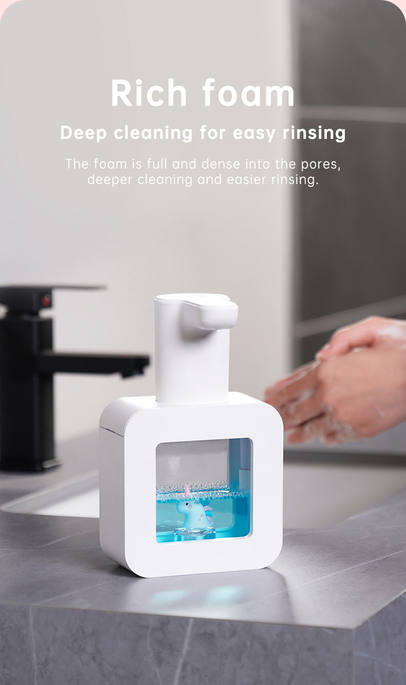 Cute Cat Rechargeable Touchless Automatic Soap Dispenser with Night Light