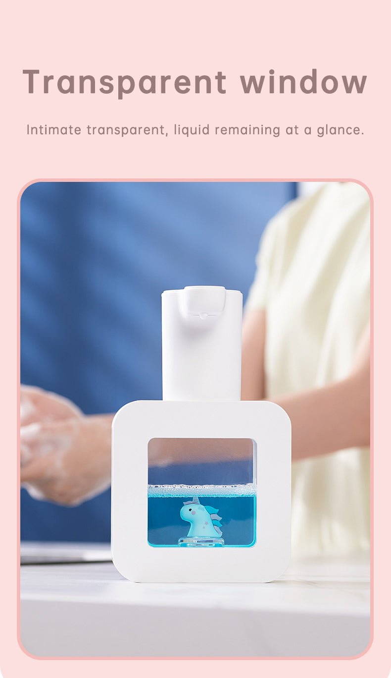 Cute Cat Rechargeable Touchless Automatic Soap Dispenser with Night Light