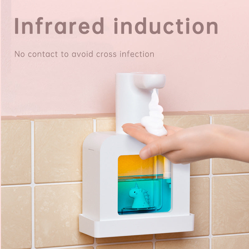Cute Cat Rechargeable Touchless Automatic Soap Dispenser with Night Light