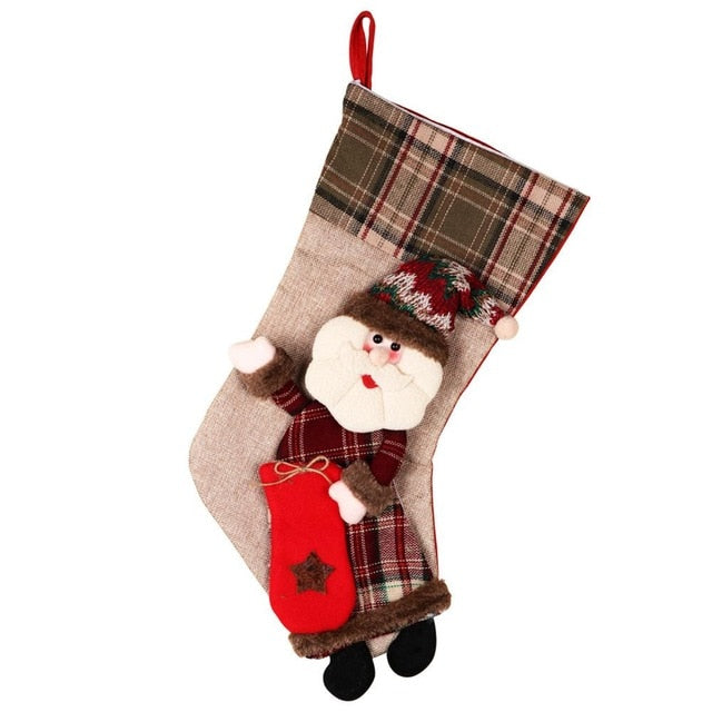 Large Santa Claus Christmas Stocking