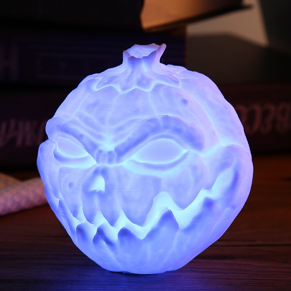 3D Printing Devil Pumpkin Face Light