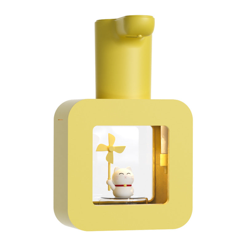 Cute Cat Rechargeable Touchless Automatic Soap Dispenser with Night Light