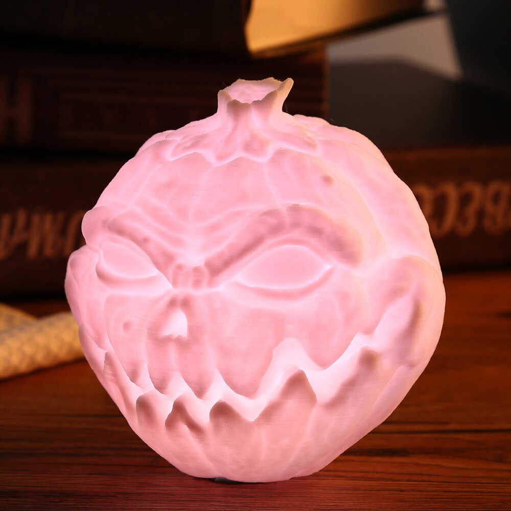 3D Printing Devil Pumpkin Face Light