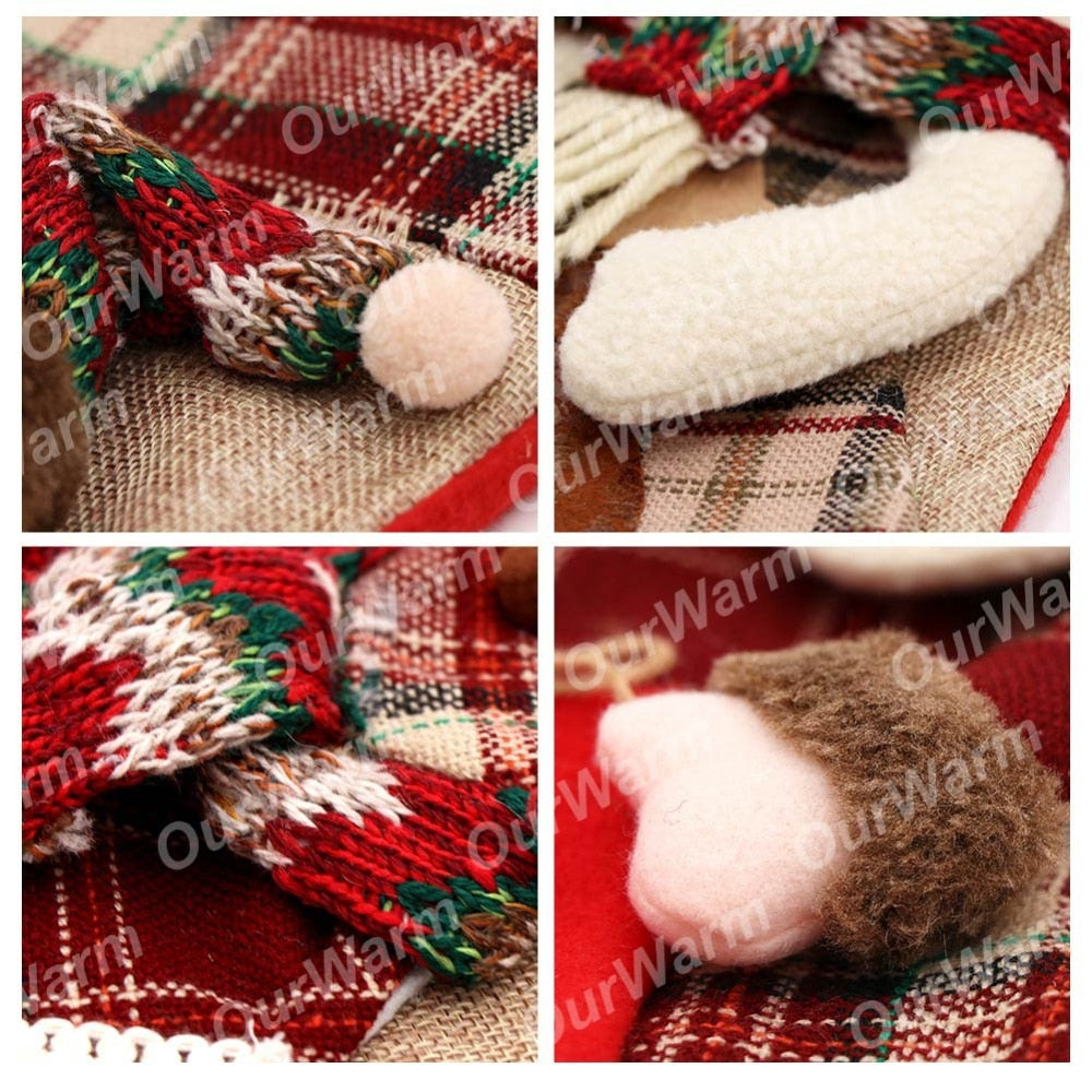 Large Santa Claus Christmas Stocking