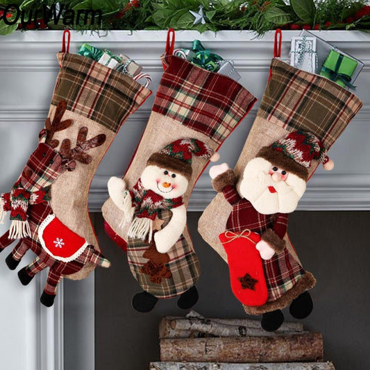 Large Santa Claus Christmas Stocking