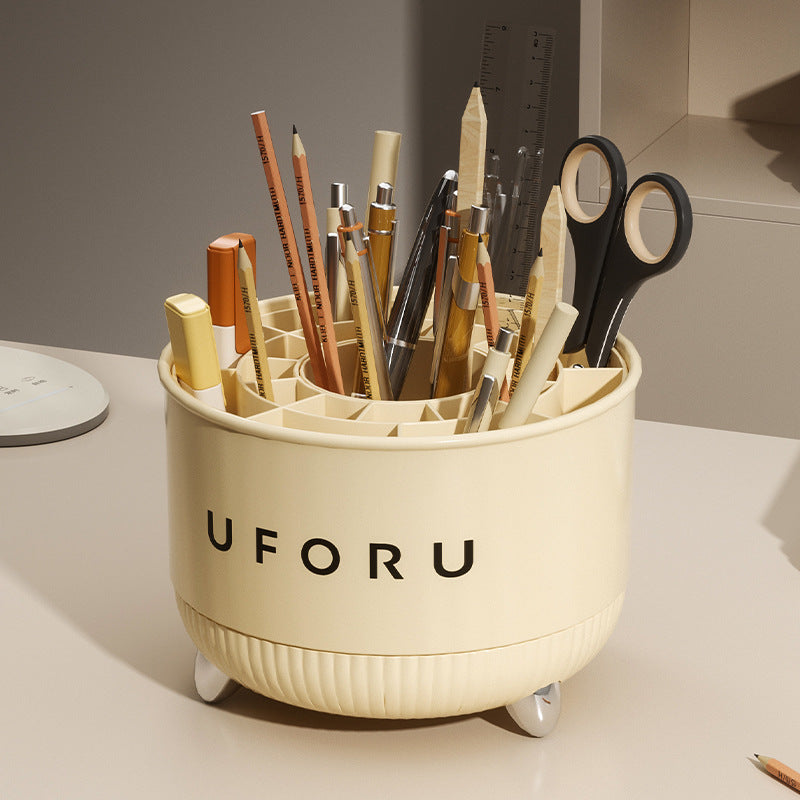 Rotary Makeup Brush Storage