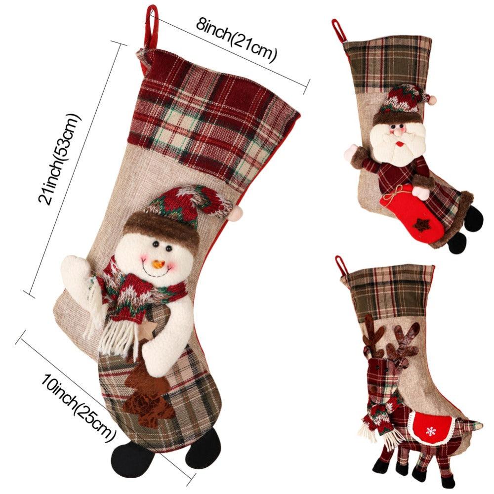 Large Santa Claus Christmas Stocking