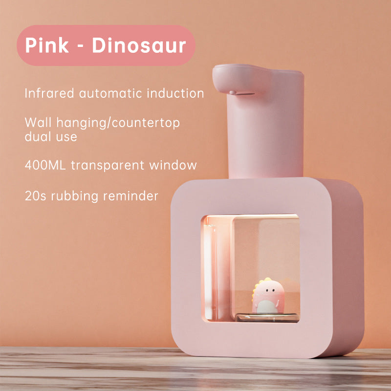 Cute Cat Rechargeable Touchless Automatic Soap Dispenser with Night Light