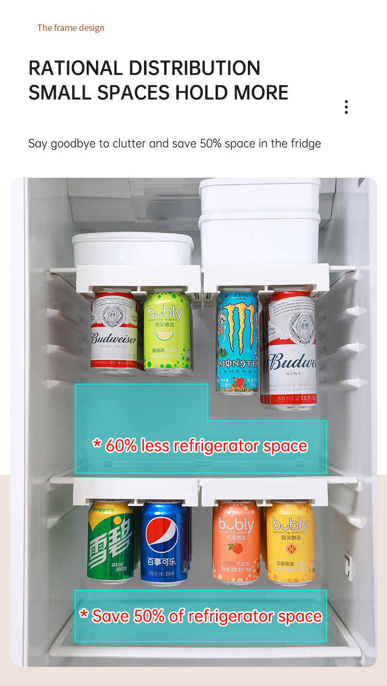 Refrigerator Hanging Shelf Can Storage