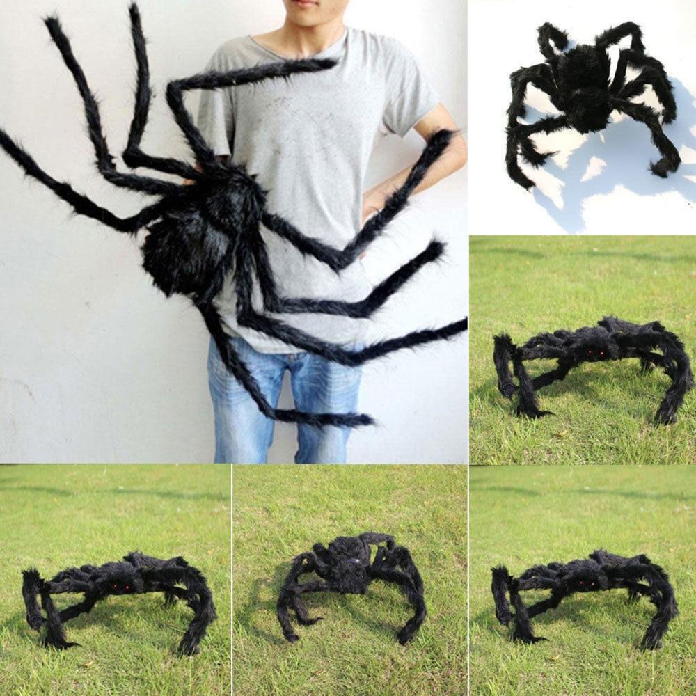 Big Black Furry Fake Spider