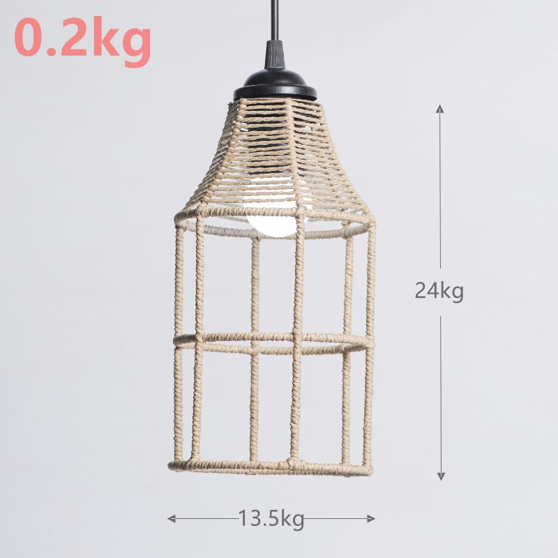 Chinese Style Rattan Lampshade