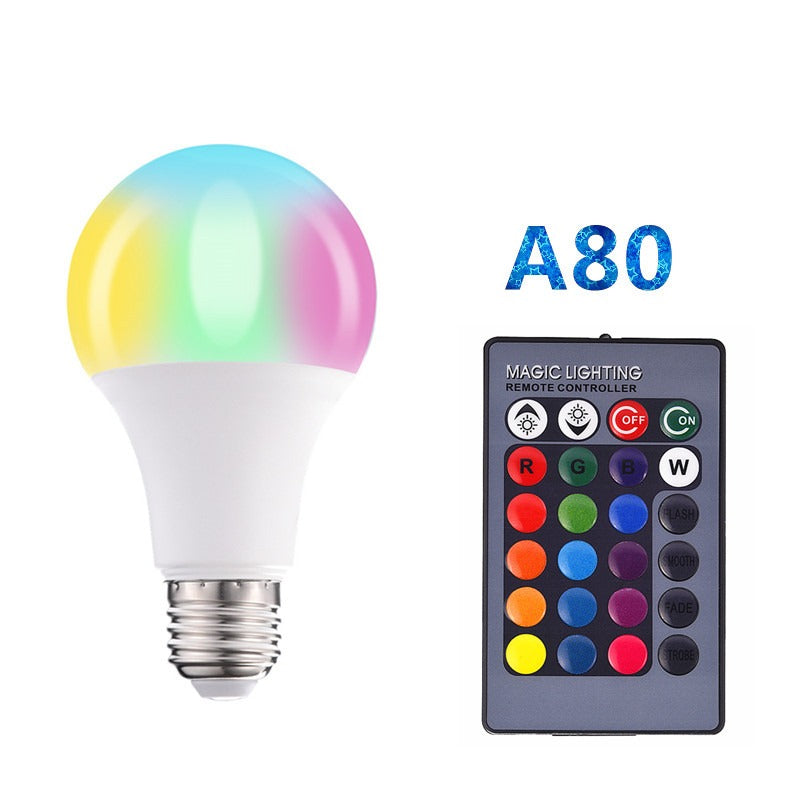 Colorful Remote Control Bulb LED