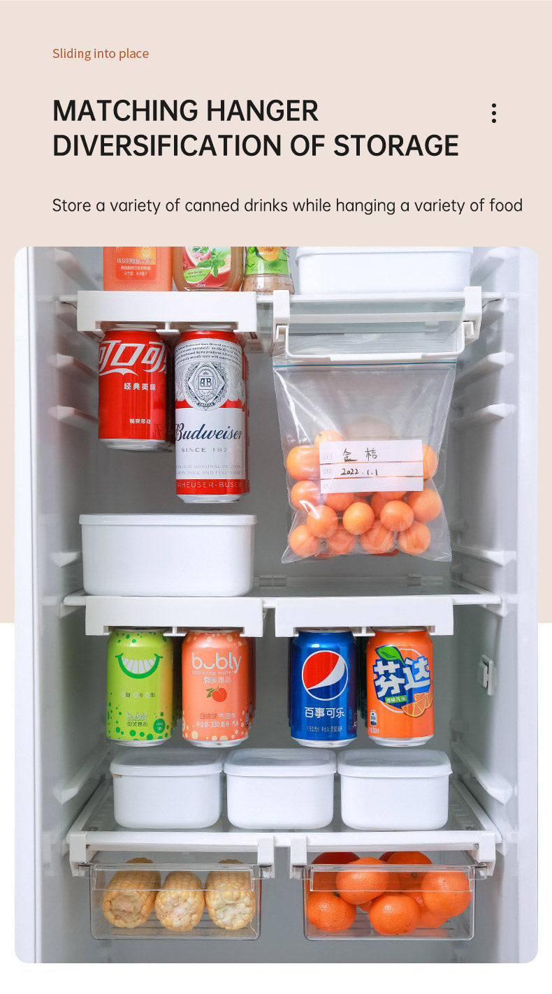 Refrigerator Hanging Shelf Can Storage